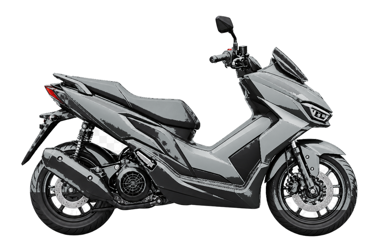 AEROX シルバー8(シルバー)を参考にした非公式イラスト