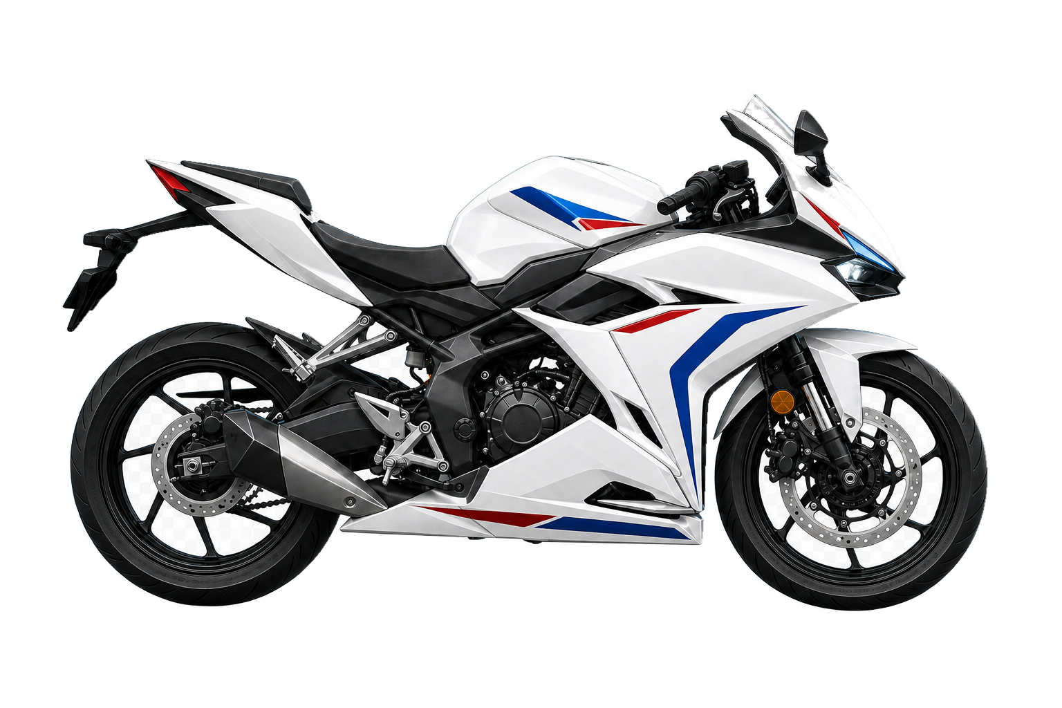 CBR250RR パールグレアホワイトを参考にした非公式イラスト