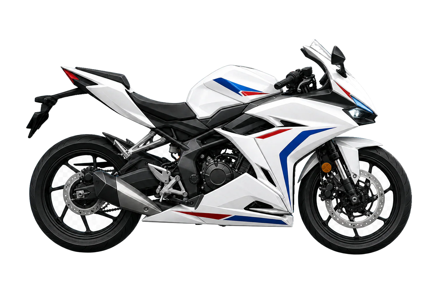 CBR250RR パールグレアホワイトを参考にした非公式イラスト