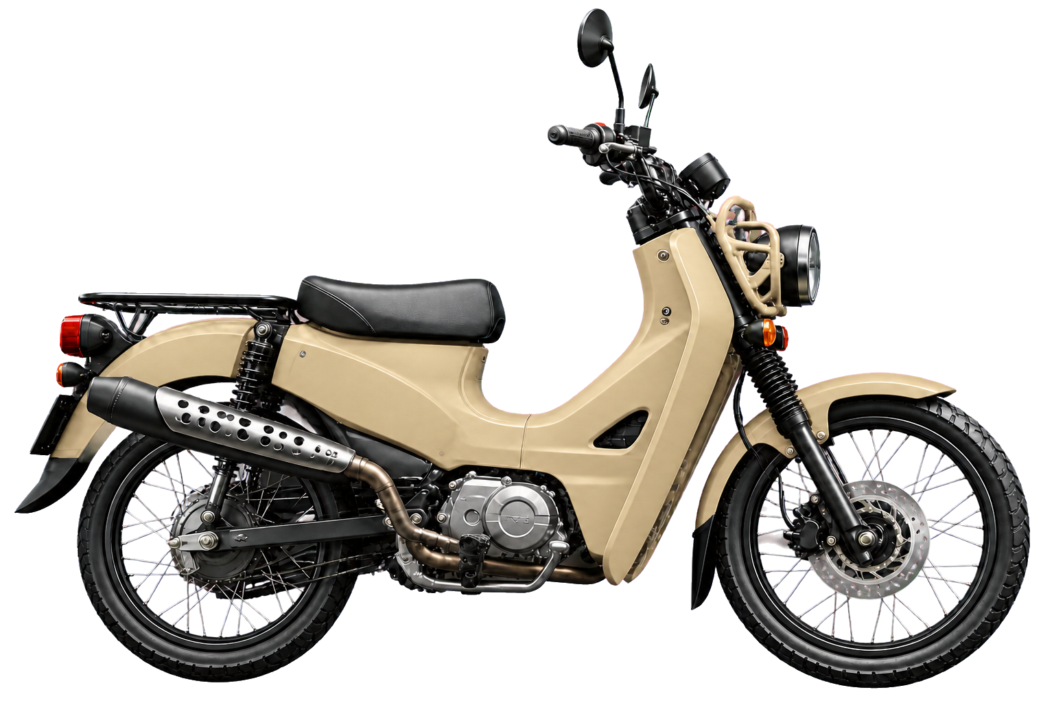 Cross Cub 110 ハーベストベージュを参考にした非公式イラスト