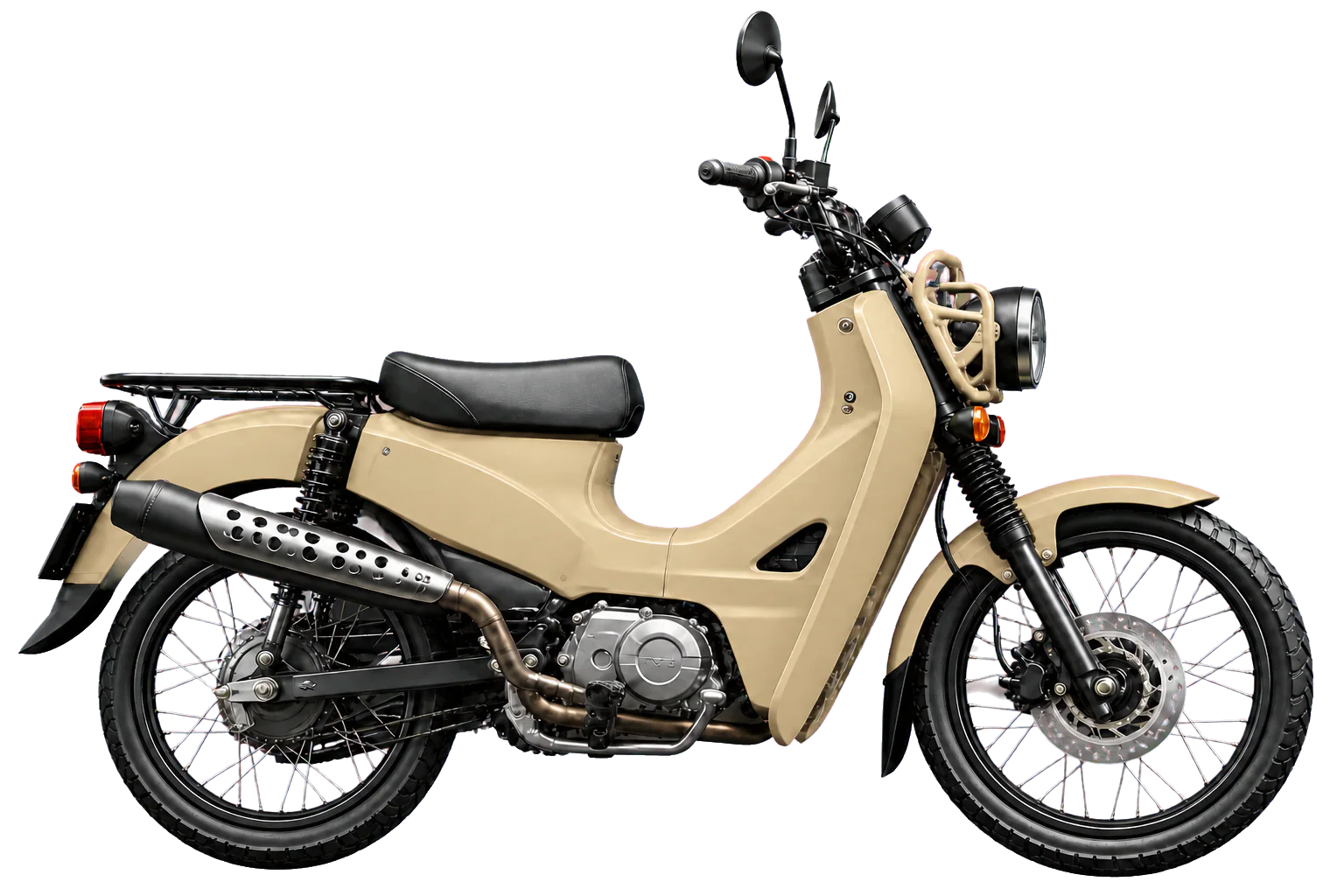 Cross Cub 110 ハーベストベージュを参考にした非公式イラスト
