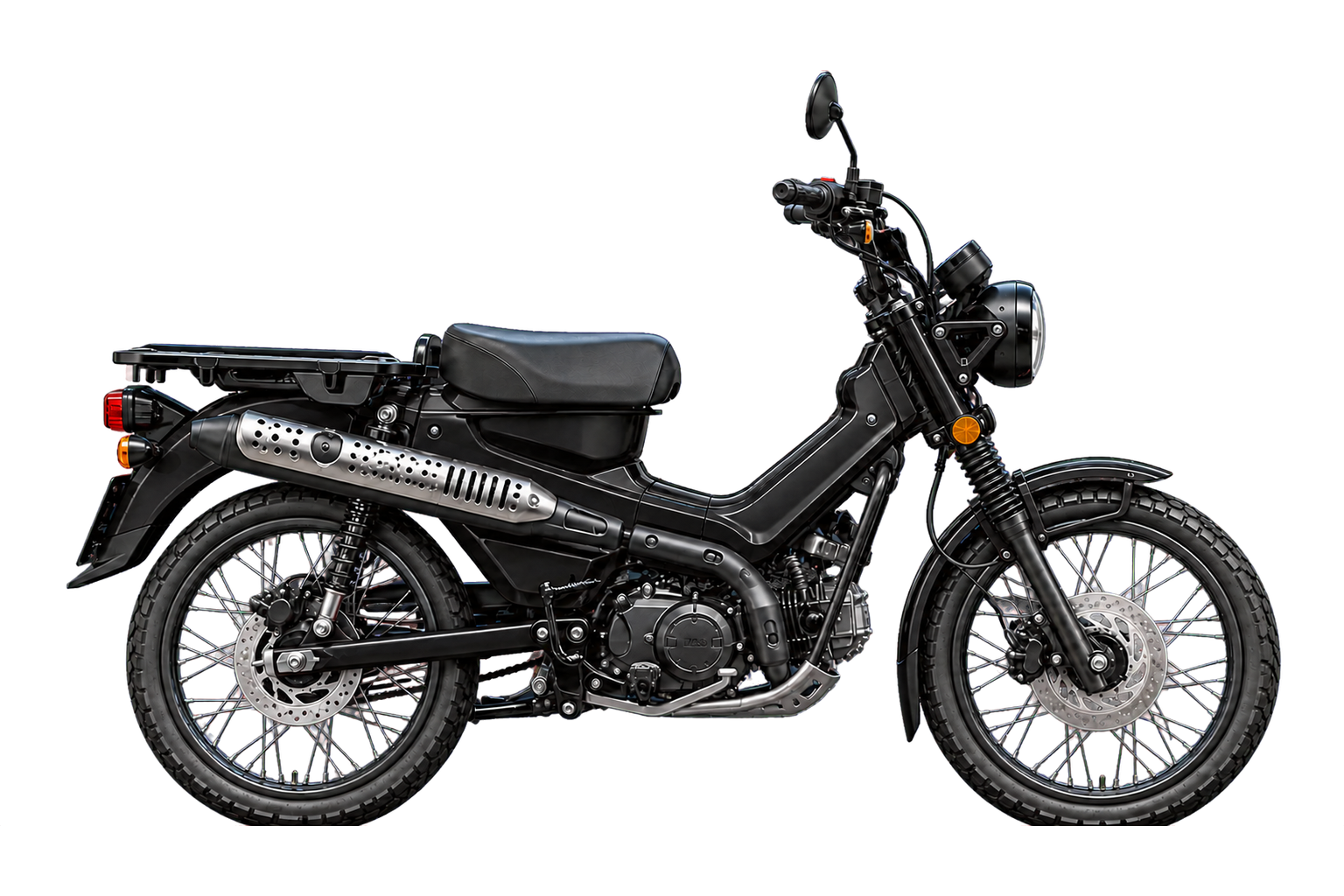 CT125 Hunter Cub アステロイドブラックメタリックを参考にした非公式イラスト
