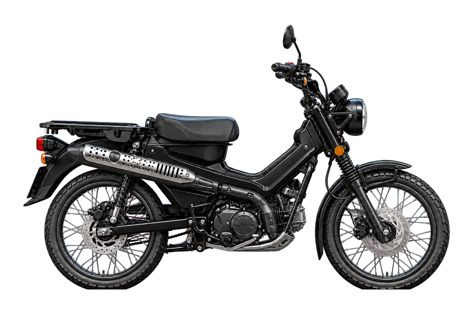 CT125 Hunter Cub アステロイドブラックメタリックを参考にした非公式イラスト