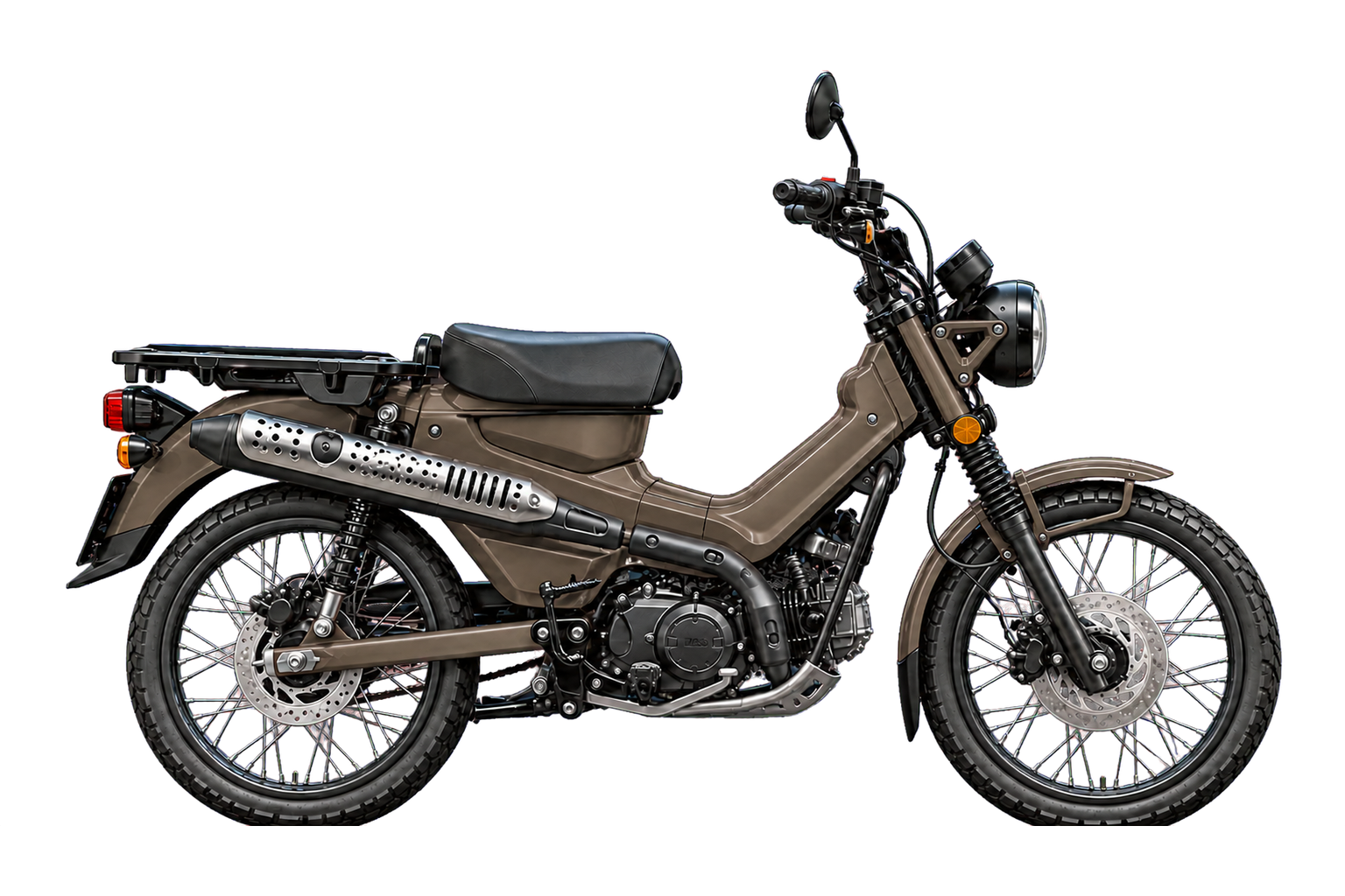 CT125 Hunter Cub マットフレスコブラウンを参考にした非公式イラスト