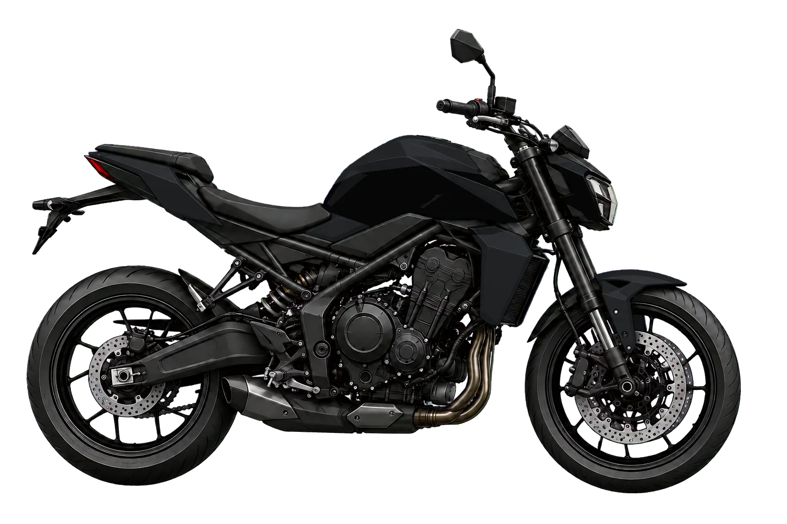 GSX-8S グラススパークルブラック／マットブラックメタリックNo.2（KGL）を参考にした非公式イラスト