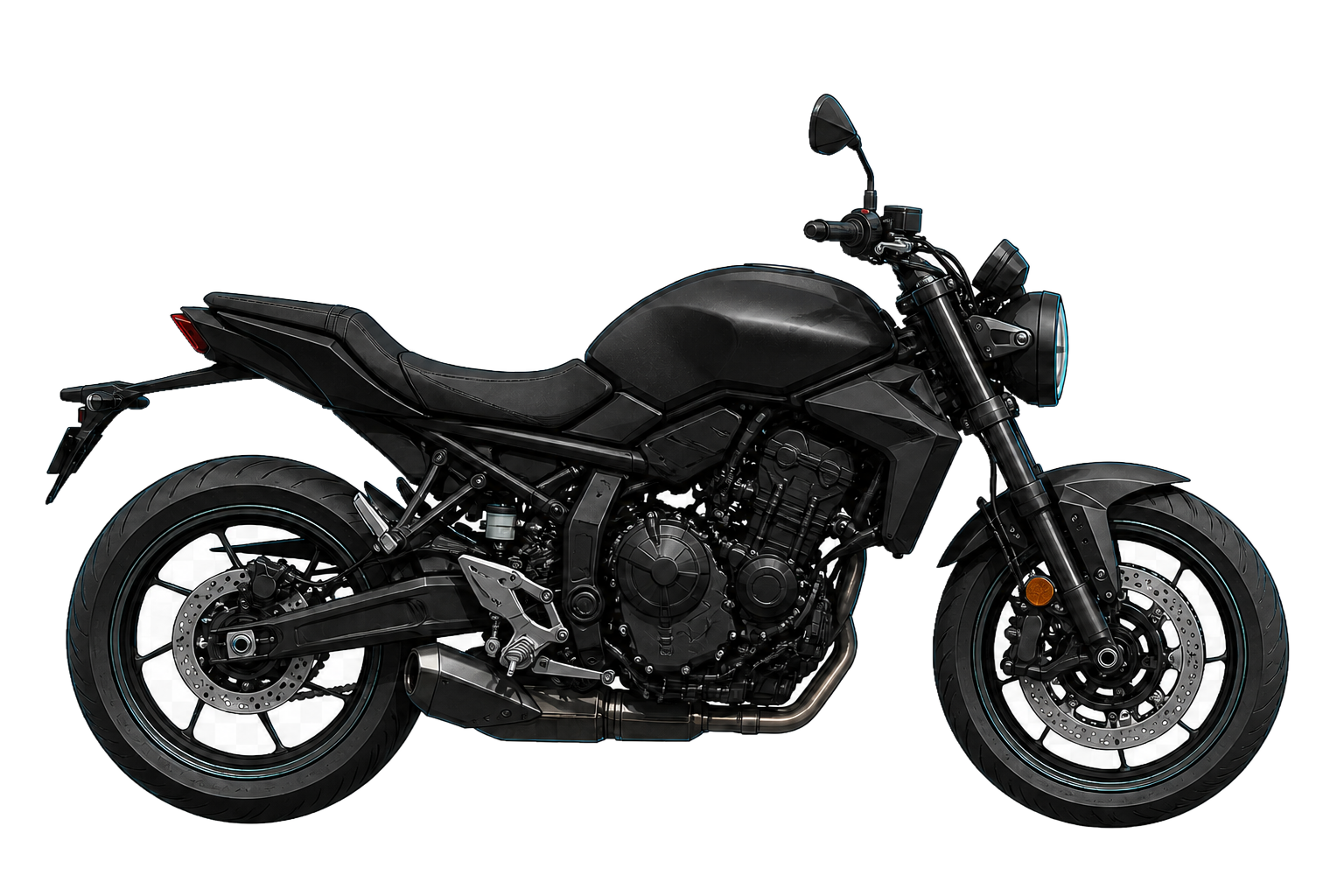 GSX-8T マットブラックメタリックNo.2を参考にした非公式イラスト