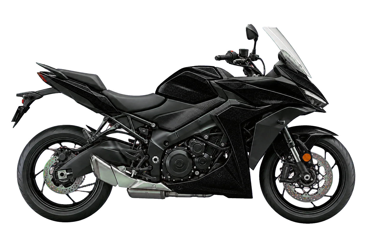 GSX-S1000GT グラススパークルブラック（YVB）を参考にした非公式イラスト