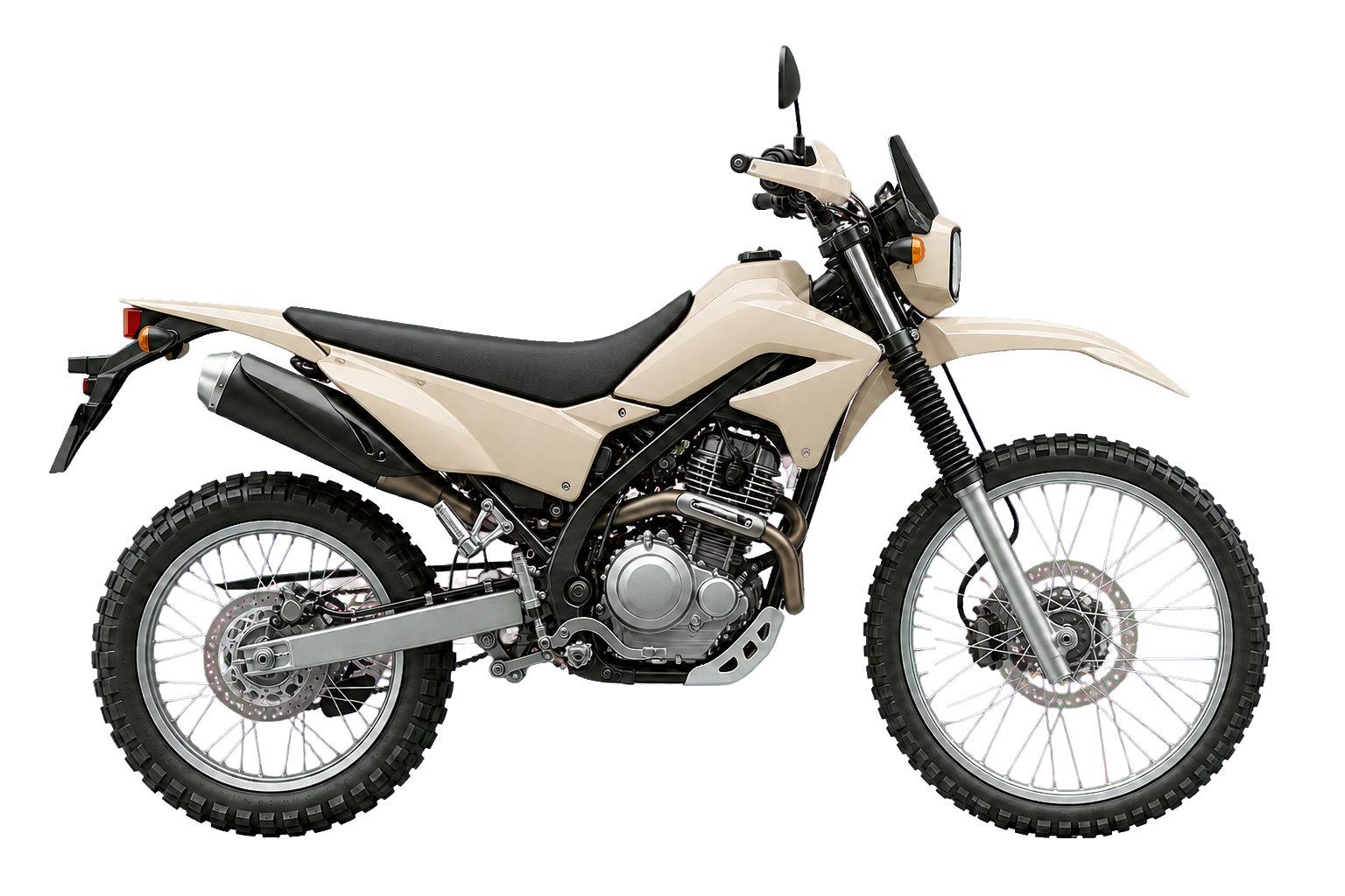 KLX230 SHERPA S ホワイティッシュベージュを参考にした非公式イラスト