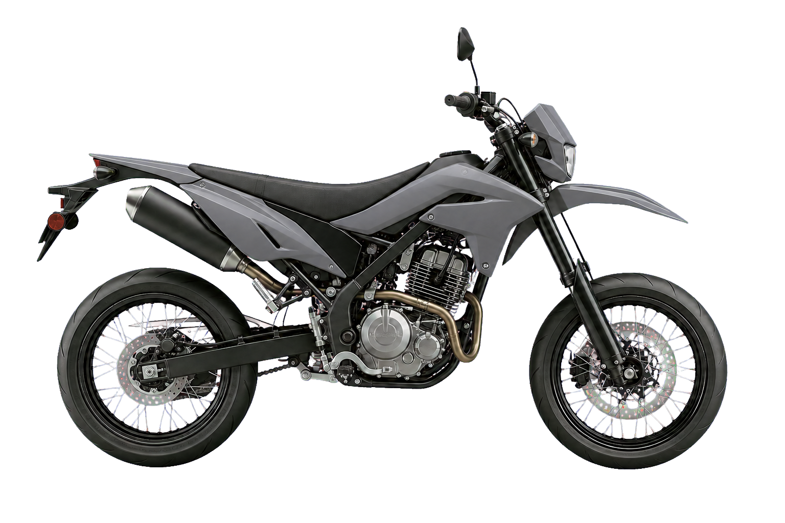 KLX230SM バトルグレー × エボニーを参考にした非公式イラスト