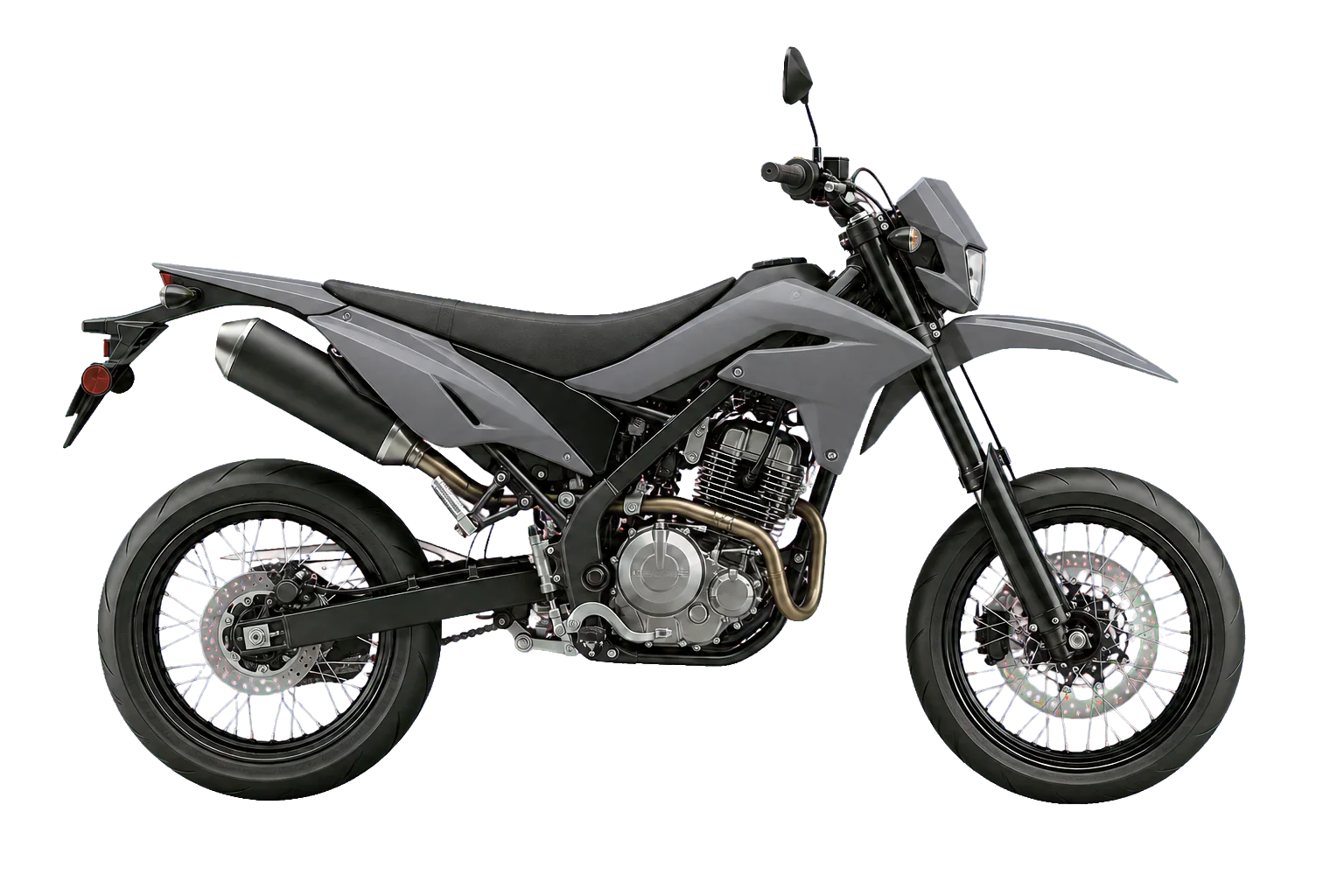 KLX230SM バトルグレー × エボニーを参考にした非公式イラスト