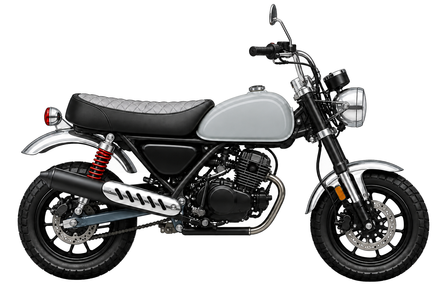 Monkey125 パールカデットグレーを参考にした非公式イラスト