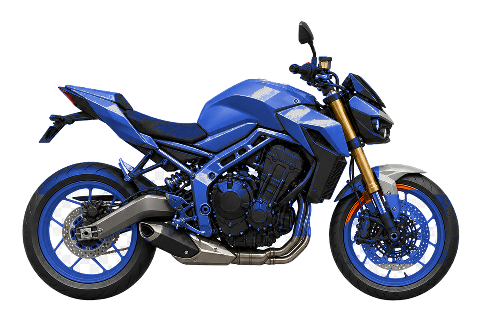 MT-10 ディープパープリッシュブルーメタリックC(ブルー)を参考にした非公式イラスト