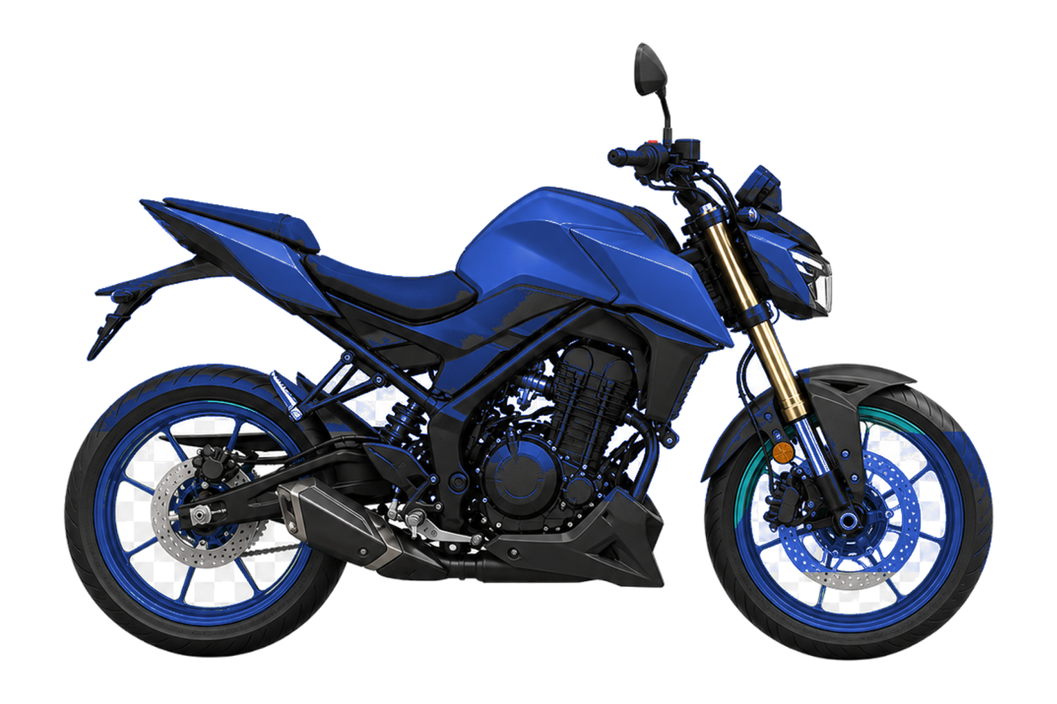 MT-125 ディープパープリッシュブルーメタリックCを参考にした非公式イラスト