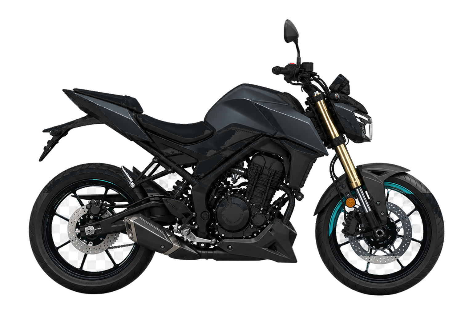 MT-125 マットダークグレーメタリック8を参考にした非公式イラスト