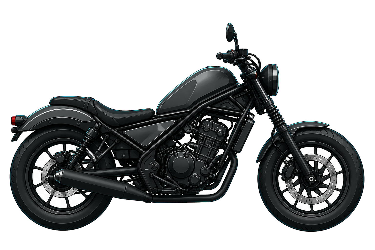Rebel 250の非公式イラスト