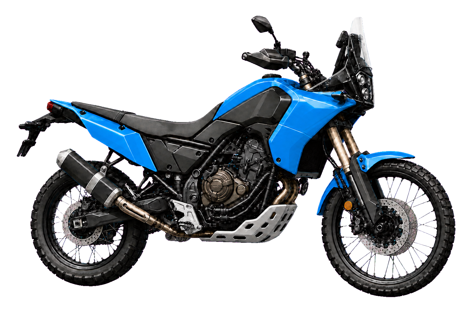 Ténéré700 ブルーソリッドAを参考にした非公式イラスト