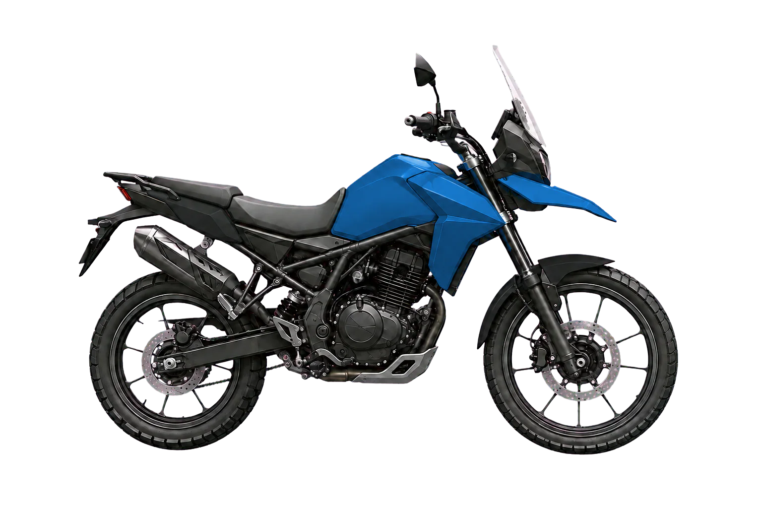 V-STROM 250SX パールフレッシュブルー / グラススパークルブラック（DB5）を参考にした非公式イラスト