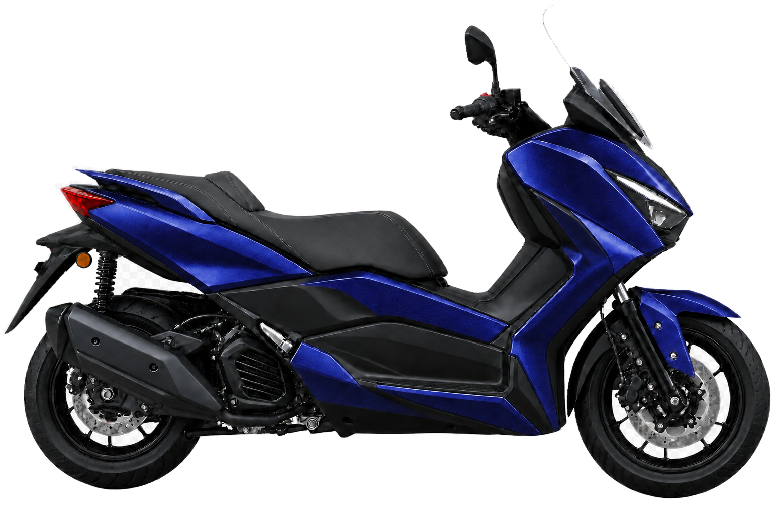 XMAX ディープパープリッシュブルーメタリックCを参考にした非公式イラスト