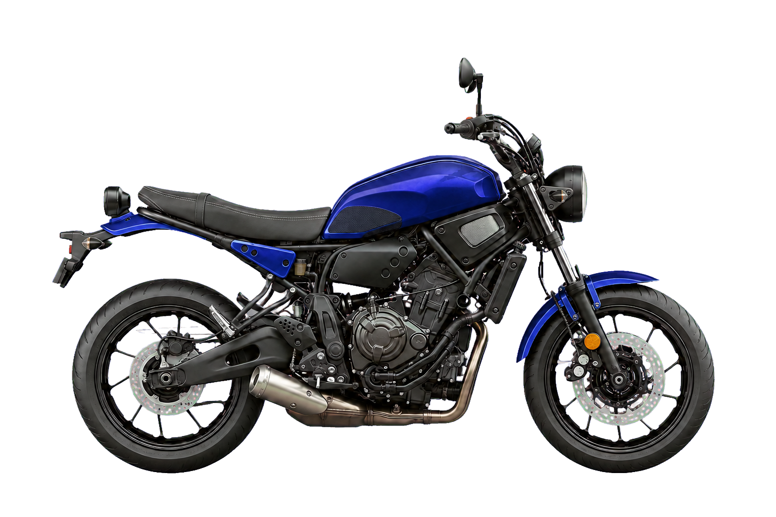XSR700 ディープパープリッシュブルーメタリックCを参考にした非公式イラスト