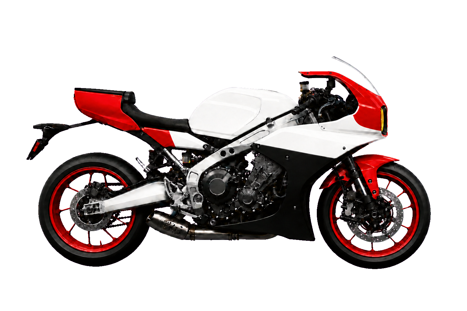 XSR900 GP シルキーホワイトを参考にした非公式イラスト