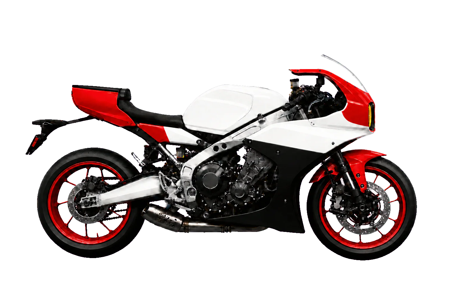 XSR900 GP シルキーホワイトを参考にした非公式イラスト