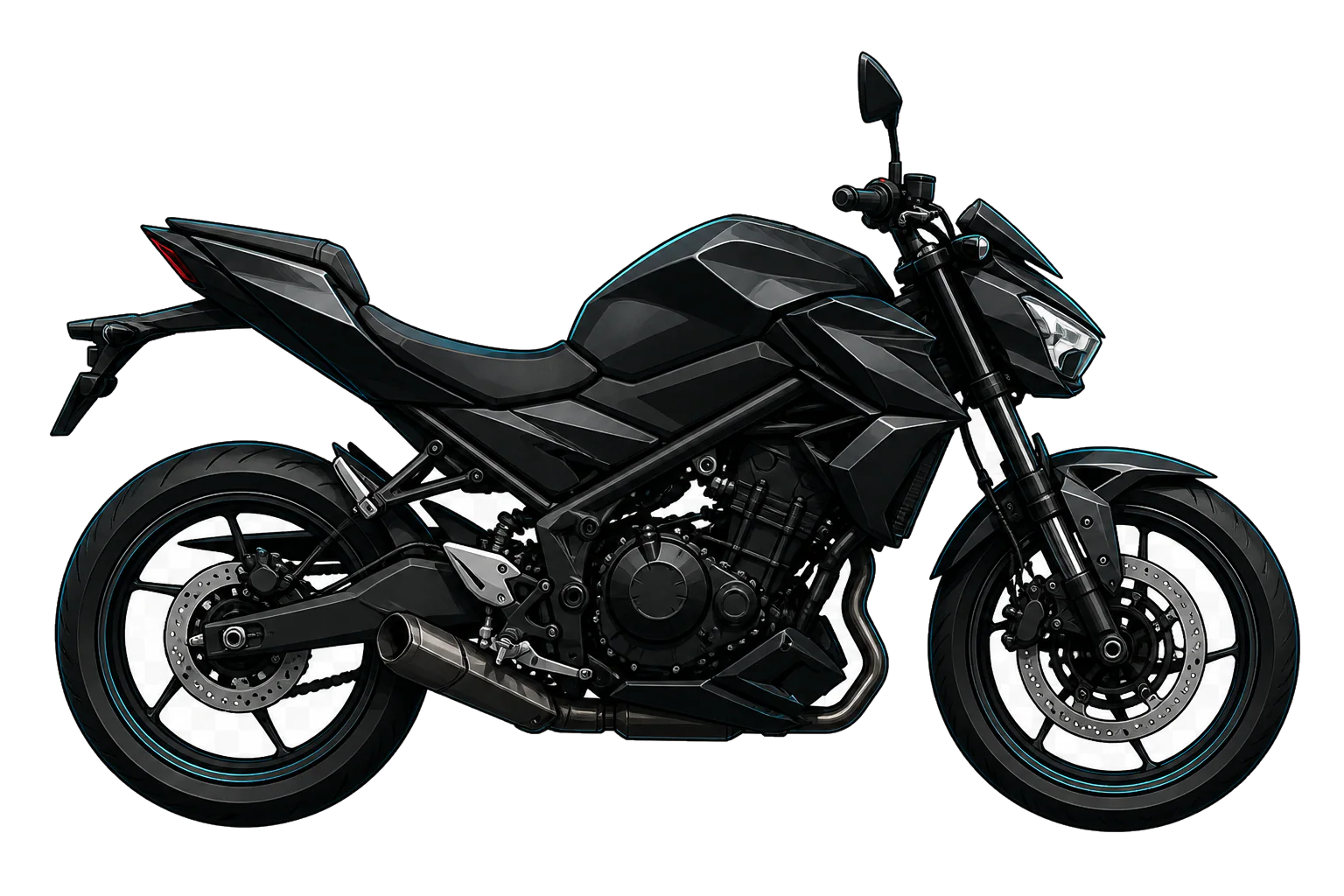 Kawasaki Z250の非公式イラスト